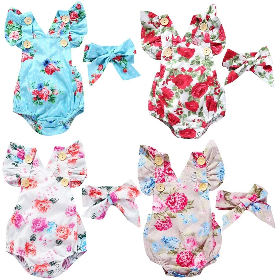 

Боди и повязка на голову для новорожденных, 5 цветов