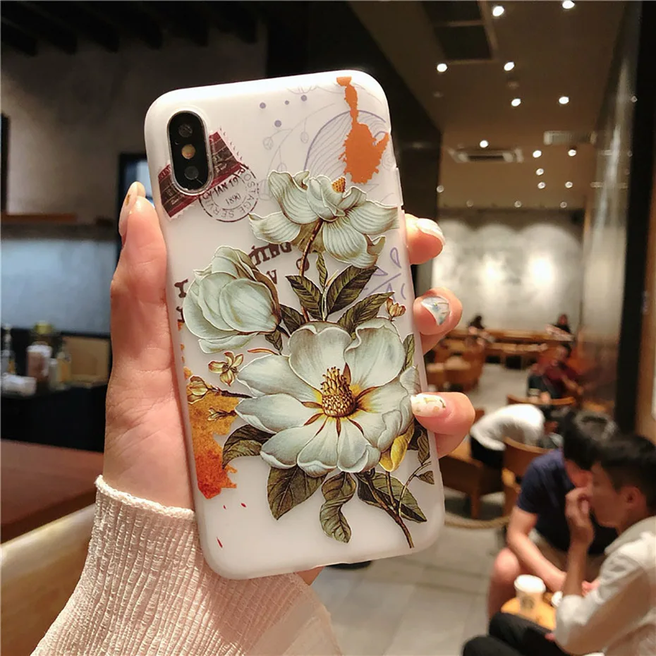 YAMIZOO For Apple Silicone Case For iPhone 7 Case Girl Women Luxury Case For iPhone 7 Plus Gilrs Case On iPhone 5S 6 8 Xr Xs Max (2)
