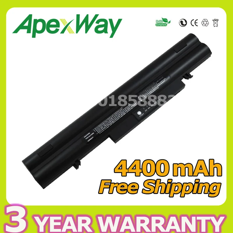 Аккумулятор Apexway для ноутбука Samsung 8 ячеек NP R20 R25 FE01 R20F X1 E AA PB0NC4B PB1NC4B|batterie 6lr61|battery