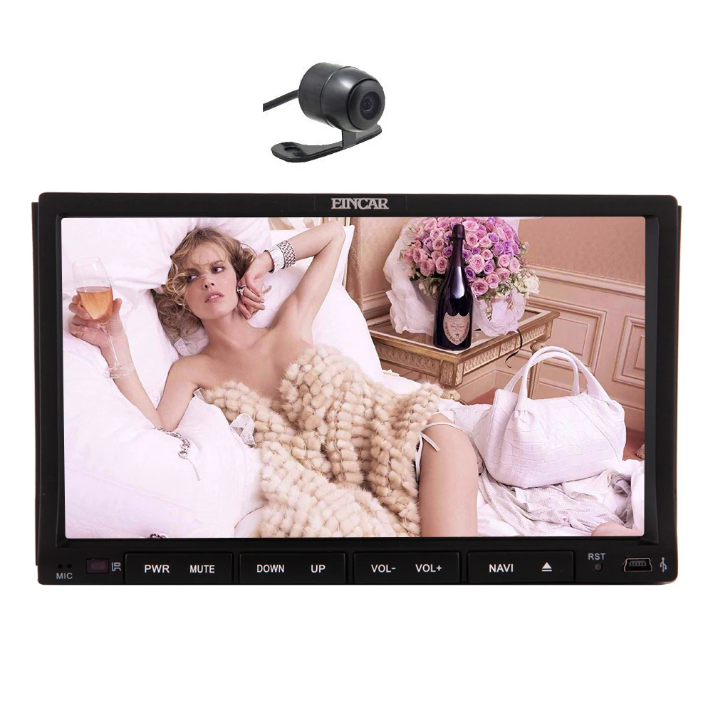 Excellent Autoradio win8 3D Car DVD Player CD Video Radio MP3 FM MP5 Stereo 8GB GPS Map EQ System MP4 2 Din Audio Receiver 11