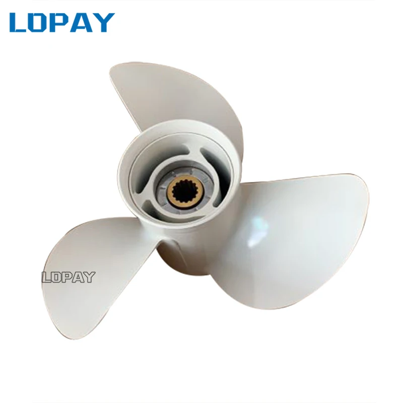 

6E5-45945-01-EL-00 aluminum alloy propeller 13 1/4x17-K for Yamaha 75HP 85HP 90HP 115HP boat engine