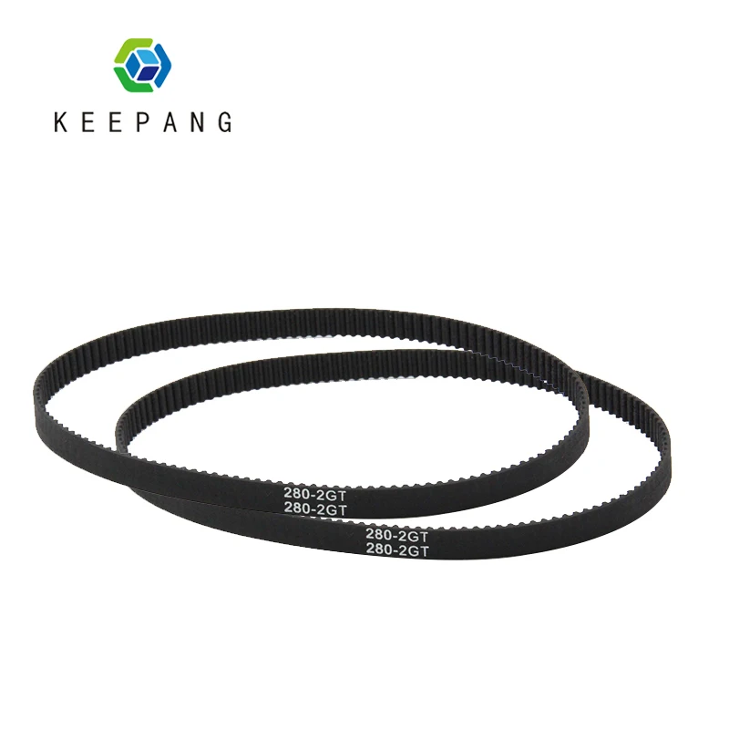 3D طابعة حزام GT2 مغلقة حلقة المطاط 2GT مؤقت اشتعال 110/112/122/158/200/280 /300/400/610 ملليمتر imprimante 3d accessoire