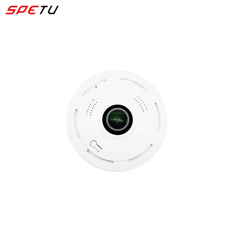 Spetu Panoramic Camera WiFi 360 Degree Full View Wireless Video IP Camera Wi-Fi HD 960P Smart home SD Card Slot Mini CCTV CAMER Spetu Panoramic Camera WiFi 360 Degree Full View Wireless Video IP Camera Wi-Fi HD 960P Smart home SD Card Slot Mini CCTV CAMER