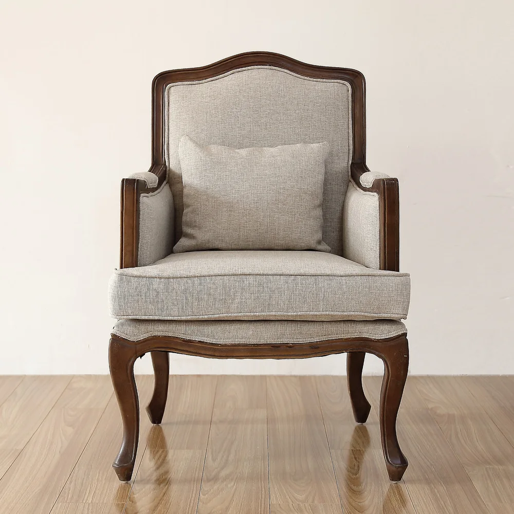 American Country To Do The Old Leather Antique Armchair Chair Lounge American country to do the old leather antique armchair chair lounge chair wood living room den sofa shipping-in Hotel Sofas from Furniture on ... - American Country To Do The Old Leather Antique Armchair Chair Lounge