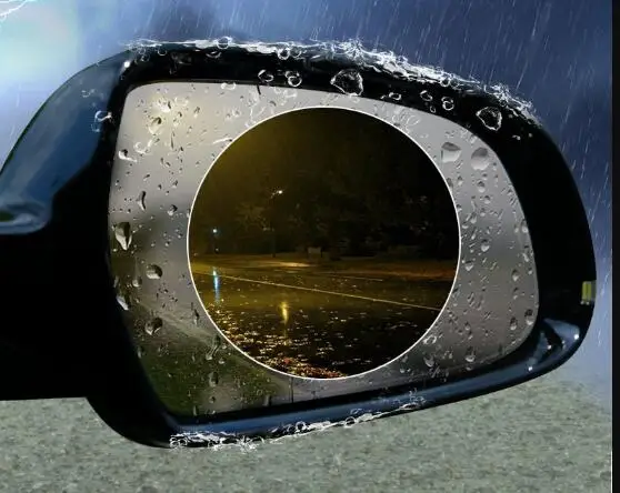 

2PCS/Set Car Rearview Mirror Protective Film Motorcycle Window Rainproof Auto Clear Sticker Anti Fog Membrane Waterproof