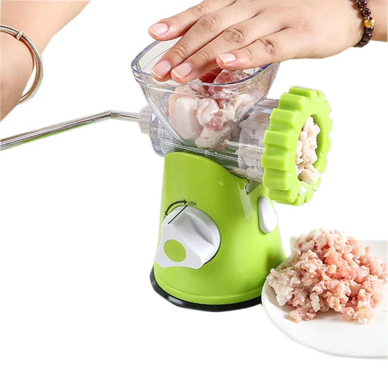 

High Quality Home Manual Meat Grinder For Mincing Meat/Vegetable/Spice Hand-cranked Meat Mincer Sausage kitchen accessories
