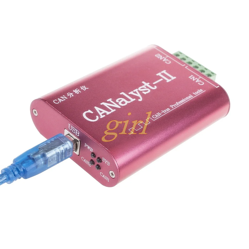 

CAN analyzer CANOpen J1939 DeviceNet USBCAN-2 USB transfer CAN compatible ZLG