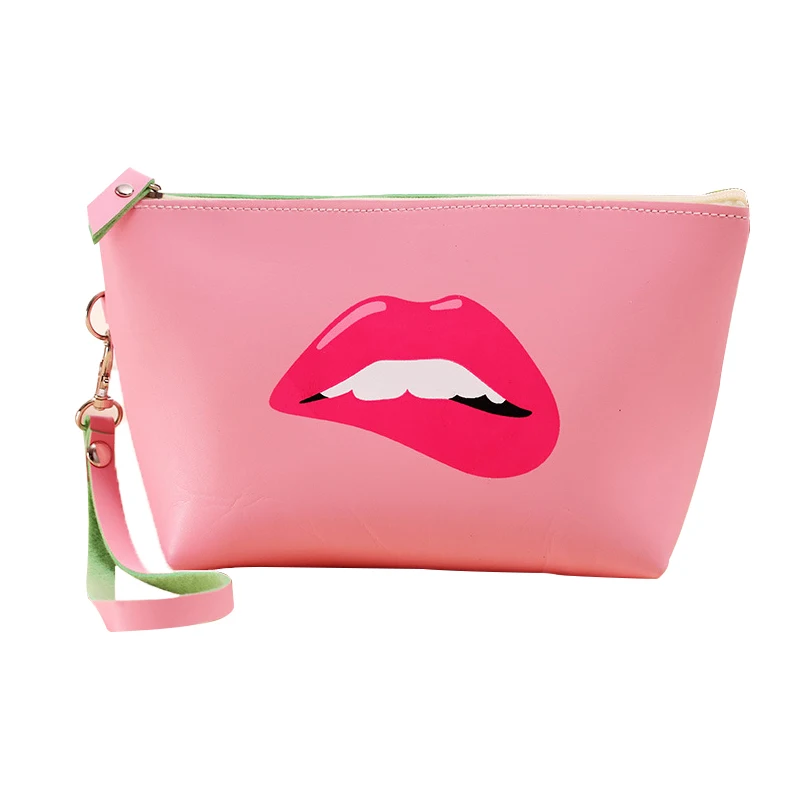 

2018 new 3D Printing Makeup Bags With Multicolor Pattern Cute Cosmetics Pouchs For Travel Ladies Pouch Women Cosmetic Bag