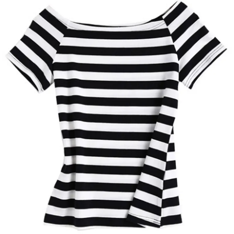 SOLS Men's Miles Striped Short Sleeve T-Shirt - 100% Cotton Casual Tee In White/Navy (Size XL) - View #5