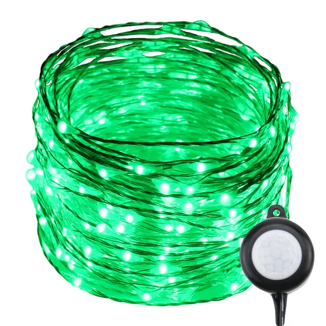 Motion Sensor LED String Lights Silver Wire 10M 12M 20M 30M 50M
