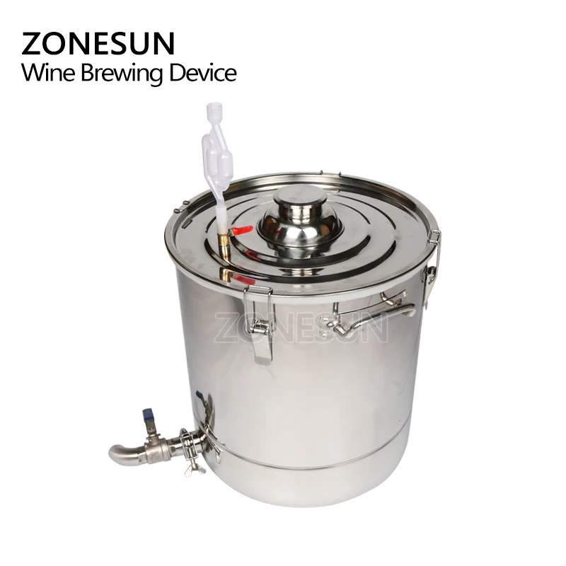ZONESUN 70L винный дистиллятор посуда для бара пивоваренное оборудование бойлер из