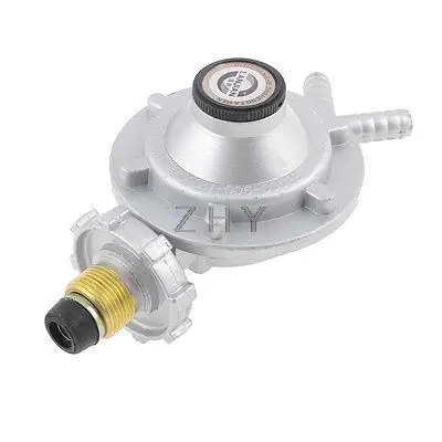 

2.15cm Thread 2 Outlet Bottled Compressed Gas Pressure Regulator Valve