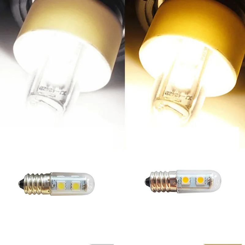 1x Мини E14 светодиодный лампы 5050 SMD 1 W хрустальная люстра 220 V светильник Кукуруза лампы кулон холодильник свет Высокое Качество Ne