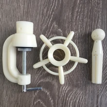 Белый Профессиональный парик головы стенд регулируемый манекен головы держатель пластиковый манекен головы стенд