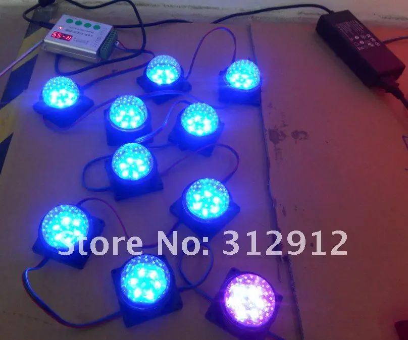 DC12V WS2811 модуль пикселей, с 6 шт. 5050 RGB SMD LED, 50 мм диаметр, 20 штук строка