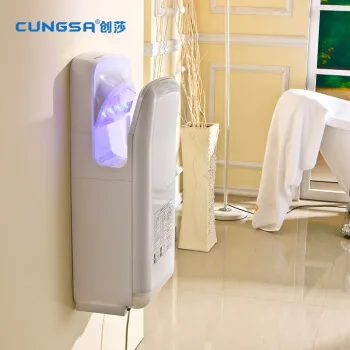 

White Create Sand High Speed Hand Dryer Bathroom Fully Automatic Induction Fast Intelligent Blow Hand Machine
