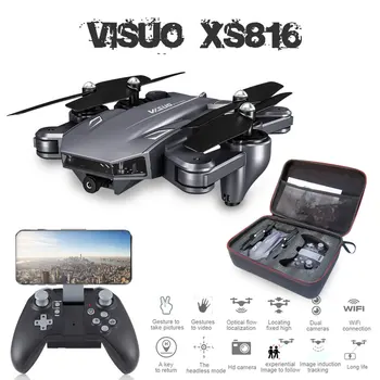 

Visuo XS816 Optical Flow Positioning Rc Quadcopter with Dual Camera 2mp Wifi FPV Drone Gesture Control Dron Vs XS809HW XS809S