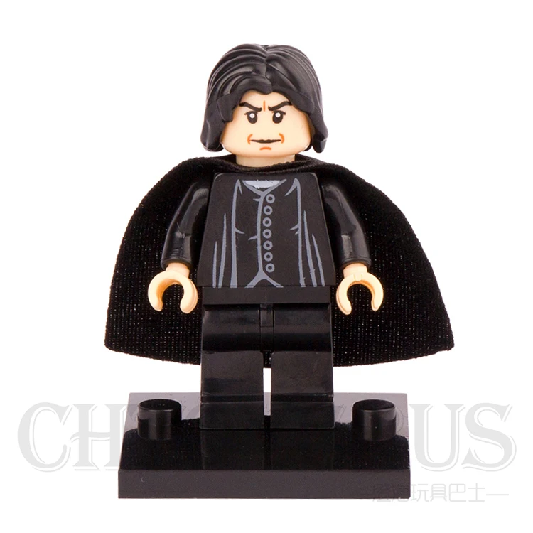 

HARRY POTTER Movie Professor Snape HP100 Hogwarts Castle Omino Model DIY Assemble Building minifig Blocks Bricks Kids Toys