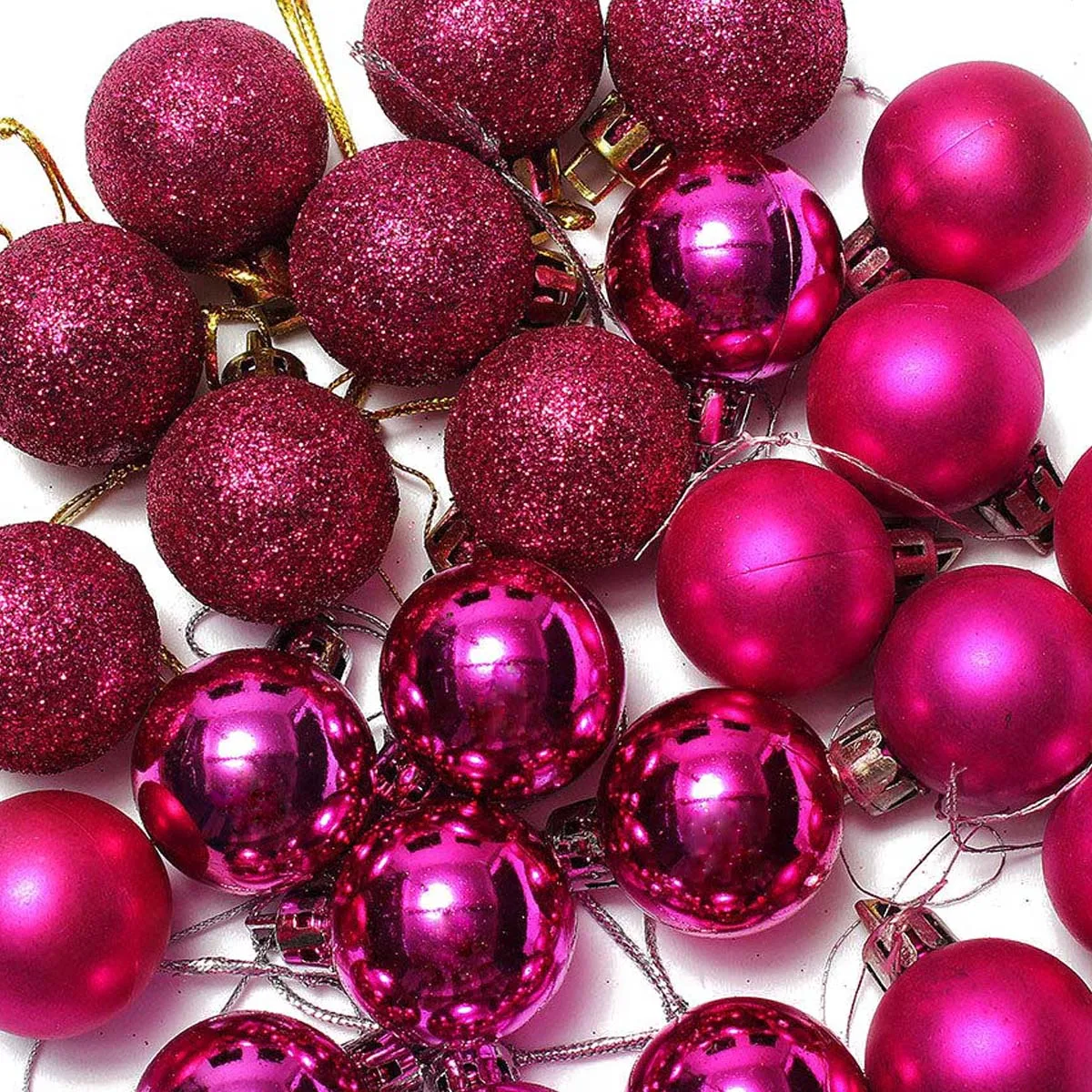 24 шт Рождественская елка Декор шар-безделушка подвесное украшение для рождественской вечеринки Декор для дома золото