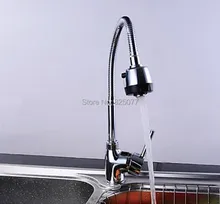 E_pak Misturador Pia Da Cozinha Torneira Cozinha Quente E Fria All Around Rotate Giratória 2-function Água saída Da Torneira Torneira KF93