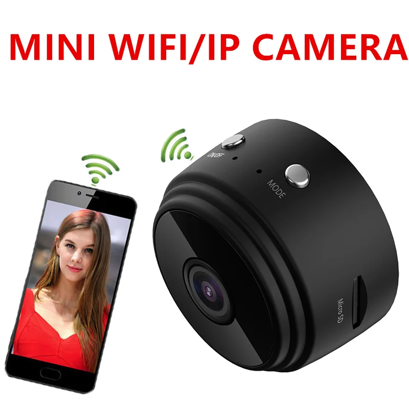 A9 Wifi IP P2P мини камера HD 1080P Vision система безопасности видеонаблюдения с датчиком