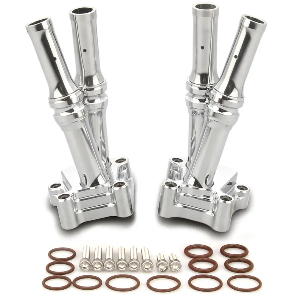 MotorcycleCNCPartschromePushrodCoverLifterBlockCoverforharley