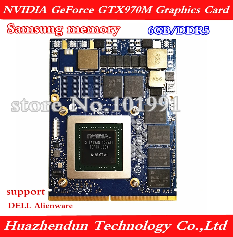 

New Original GTX 970M Graphics Card for Dell Alienware GTX 970M with X-Bracket N16E-GX-A1 6GB GDDR5 Free shipping