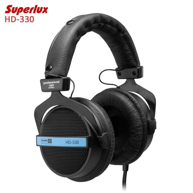 Superlux HD-330 HD330 audiophile HiFi стерео наушники полуоткрытые Динамические чистый звук мягкий наушник односторонняя игровая гарнитура