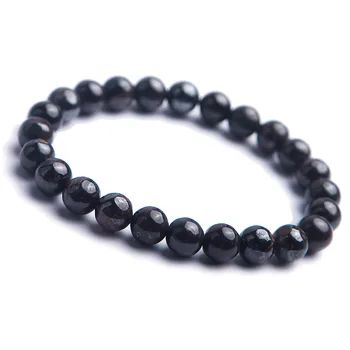 

South African Preicous Natural Sugilite Gemstone Bracelets Women Female Stretch Crystal Round Bead Bracelet 8mm
