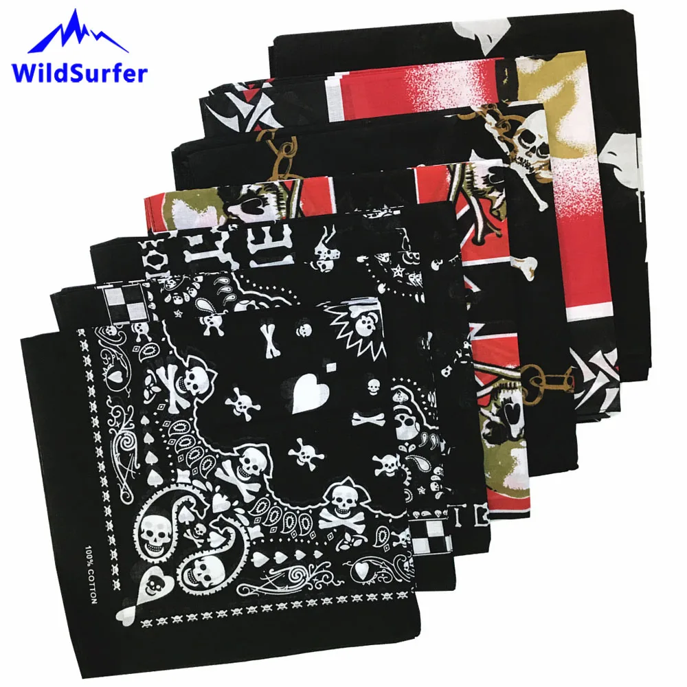 WildSurfer Skull Hiking Scarves Outdoor Cotton Bandana Running Neck Scarf Cycling Balaclava Headwear Headband Fishing Mask FJ05 WildSurfer Skull Hiking Scarves Outdoor Cotton Bandana Running Neck Scarf Cycling Balaclava Headwear Headband Fishing Mask FJ05