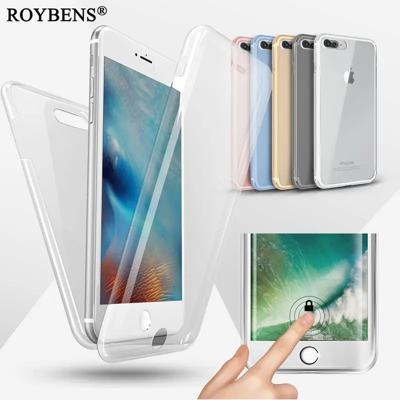 Transparent Clear Silicon 360 Degree Full Protection Case