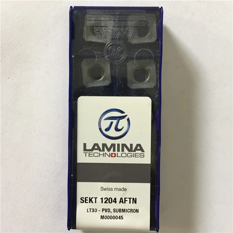 SEKT1204AFTN LT30 100% оригинальная карбидная вставка LAMINA с лучшим качеством 10 шт./лот