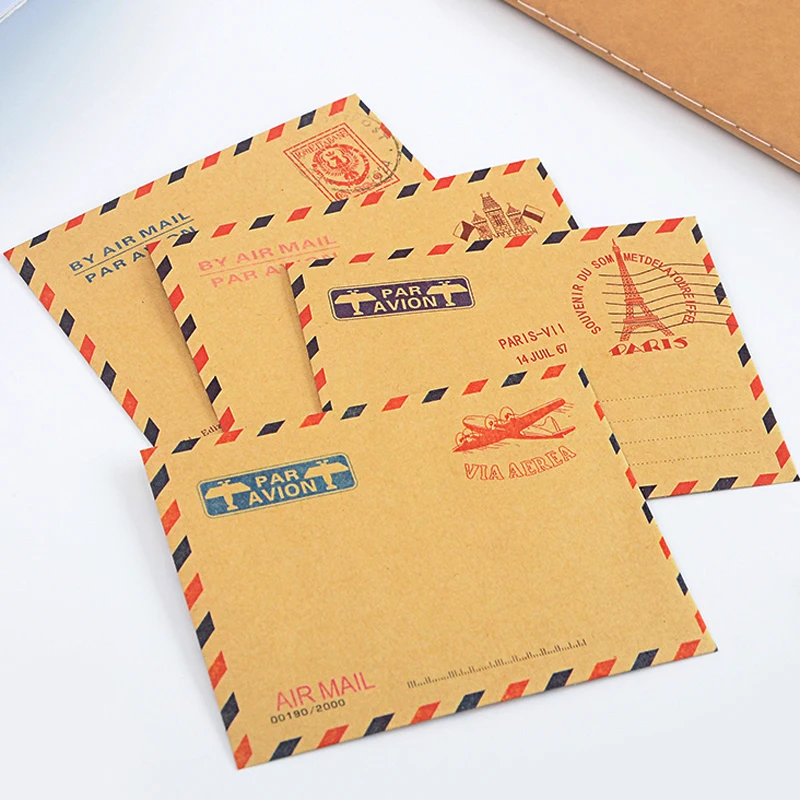 

10 pcs/lot Korean Mini Paper Envelope Vintage Envelopes for Invitations Wallet Envelope for Student School Office Gift
