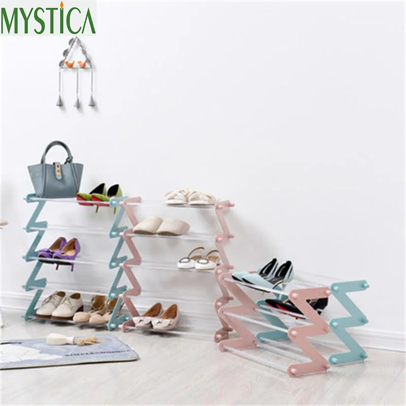 

2019NEW 3/5 Layer Plastic Shoes Storage Shelf Home Bedroom Shoe Rack Holder Living Room Bathroom Organizer Cabinet Rack Stand