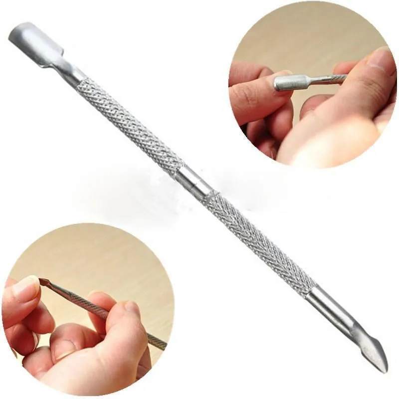 

Nail Tooling Stainless Steel Nail Cuticle Pusher Spoon Remover Manicure Pedicure Care Tool Cuticle Cutter