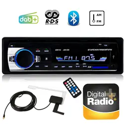 Стерео usb и sd слот для карт радио-Кассетный проигрыватель 1 DIN RDS автомобильный аудио MP3 автомобильный радиоприемник проигрыватель Bluetooth DAB +