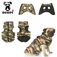 Camouflage Fashion Zipper Coats Jackets Dog Clothes For Small Medium Dogs Chihuahua Warm Winter Spring Costume XS-L Size