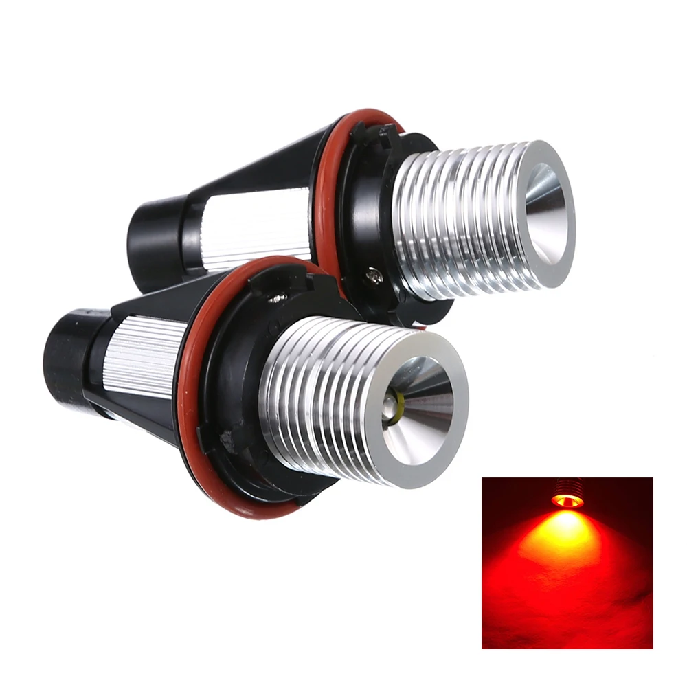 2pcs LED Angel Eyes Light Bulb Car LED Parking Lights Lamp for BMW E39 5W 12V Auto Car Lights