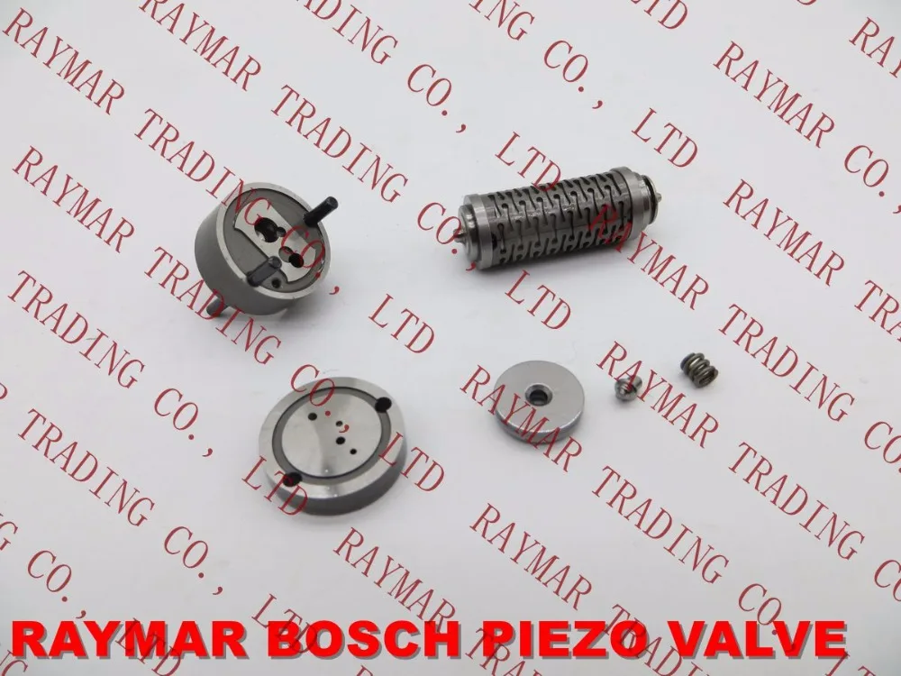 Genuine piezo fuel injector control valve, valve set, piezo injector