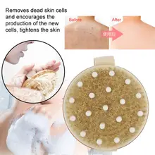 Массажная щетка для тела Душ для купания удаление ороговевшей кожи детоксикации щетка для лица здравоохранения банная щетка для тела для банная щетка для тела