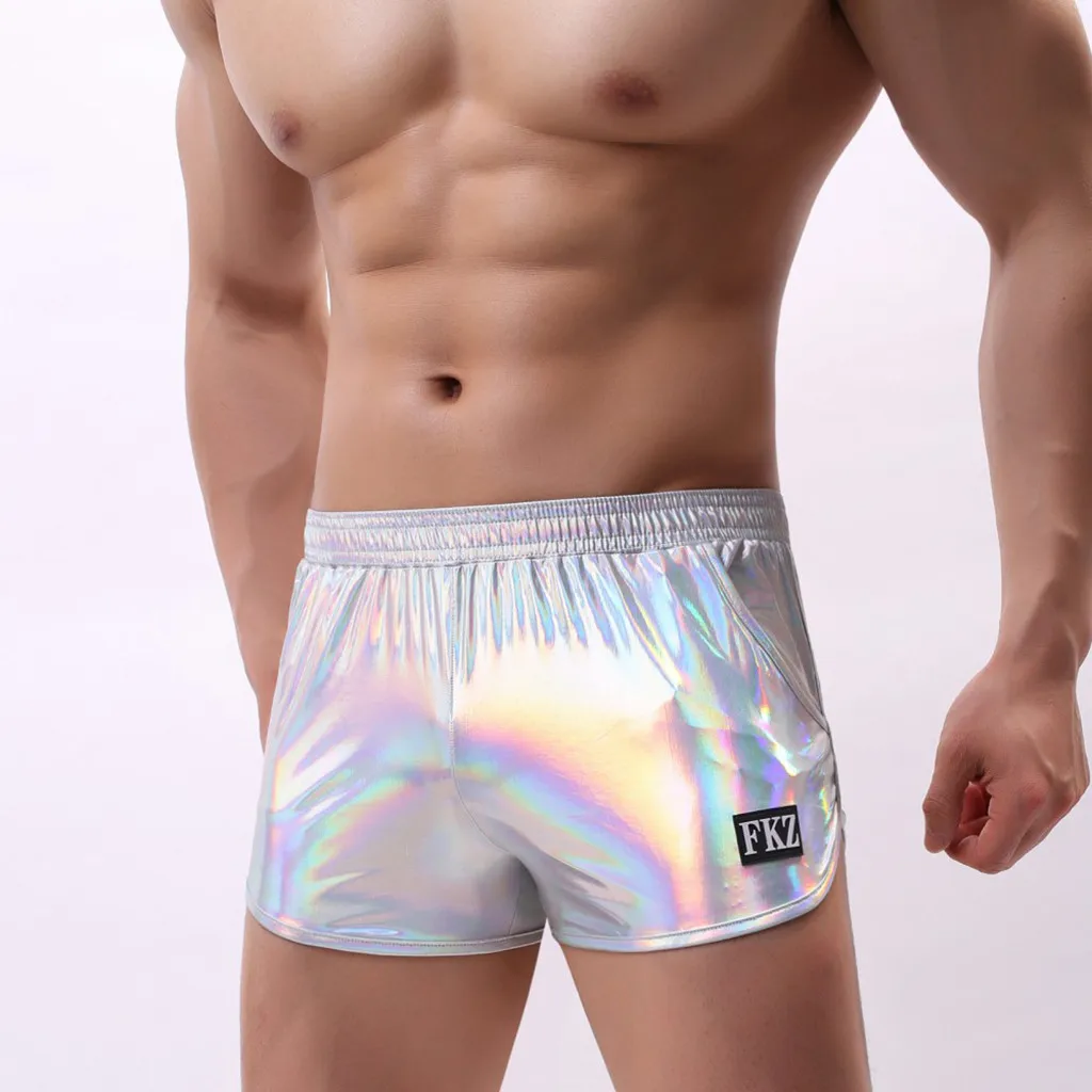 

Qlng Summer Fashion Men's Fresh Shorts Dazzling Sexy Light Fashion Shorts