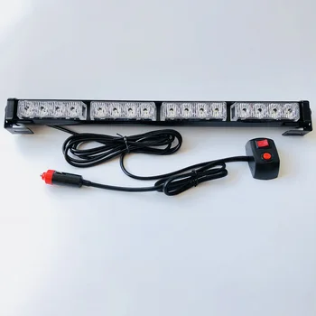 

16 led flashing light bar Car beacon strobe lamp Police Fireman truck Emergency Caution light Grill Windshield warning light 12v