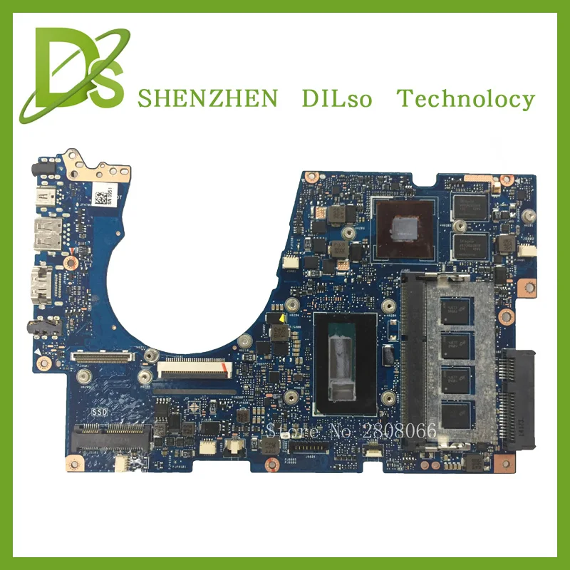 KEFU UX303LN For ASUS UX303LB UX303LA Laptop motherboard UX303LN mainboard REV2.0 i5-4210U 4GB RAM