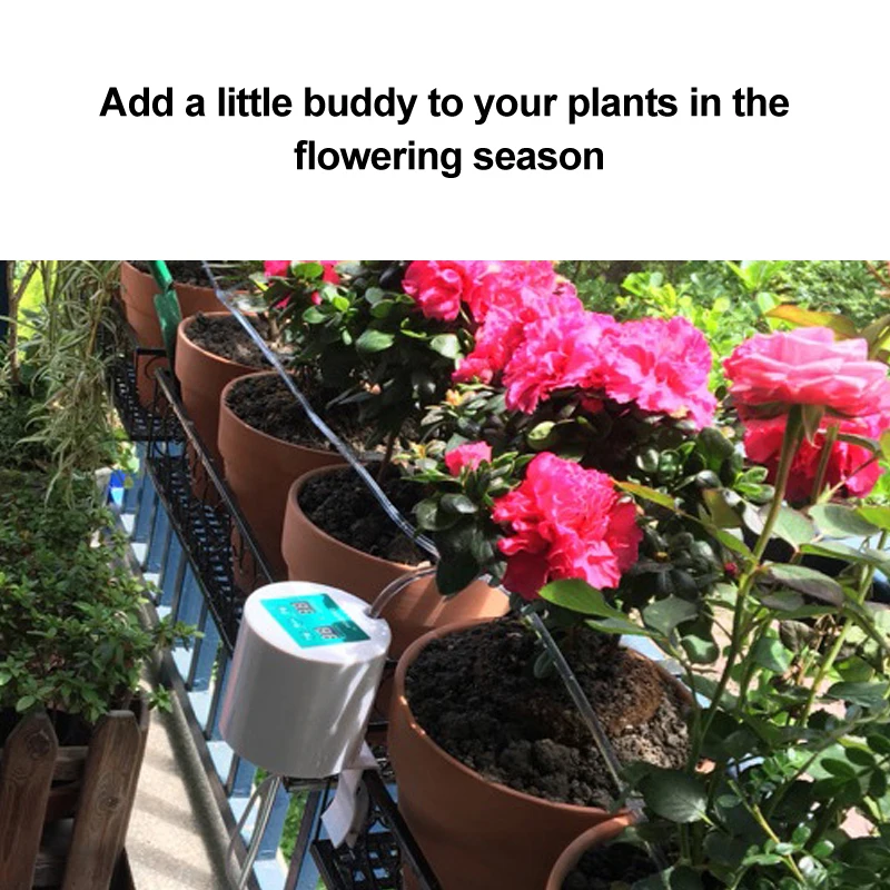 

Convenient Micro Irrigation Set Watering Flowers Automatic Controller Timer Electronic Timer Water Garden Home Office