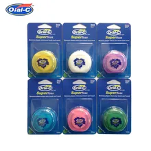 12 шт./упак. зубная нить удаляет зубную доску очистка полости рта красочная коробка Вощеная мята вкус полиэфирная проволока SuperFloss новое поступление