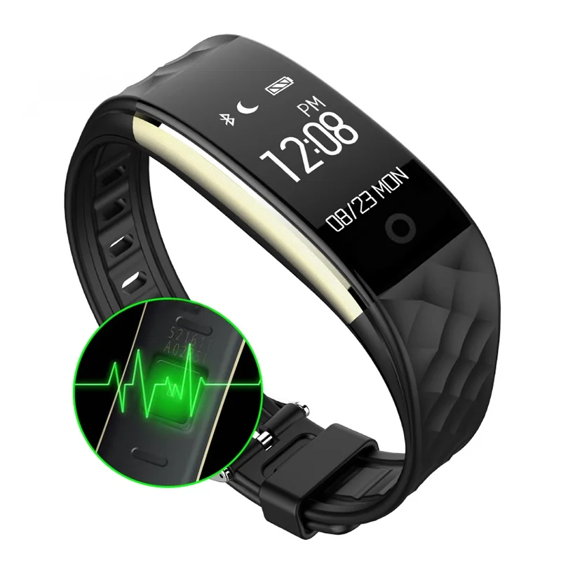 GZDL S2 Bluetooth Smart Band Wristband Heart Rate Monitor IP67 Waterproof Activity Fitness Tracker Bracelet Android