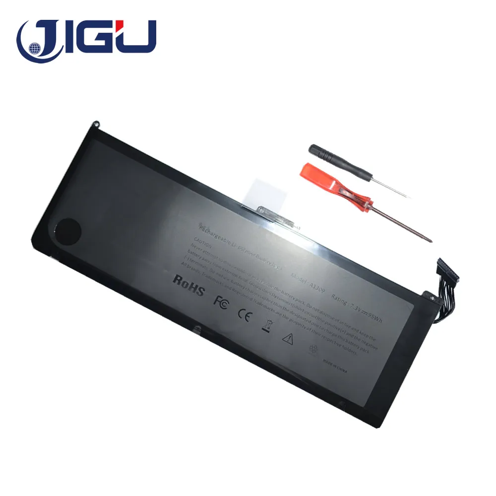 JIGU 95WH 7.3V For Apple Laptop Battery A1309 For MacBook Pro 17" A1297