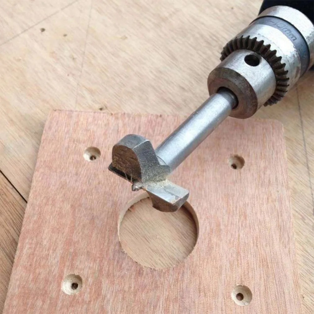 pl/ástico 1 unidad Brocas para sierra de carpinter/ía con broca perforadora para madera madera contrachapada de 15 a 60 mm Forstner plateado