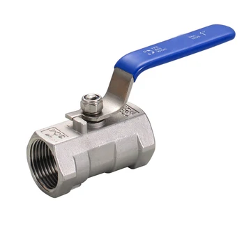 

1" BSP Female Thread 304 Stainless Steel 1-Piece Reduced Bore Ball Valve For Water Oil Gas