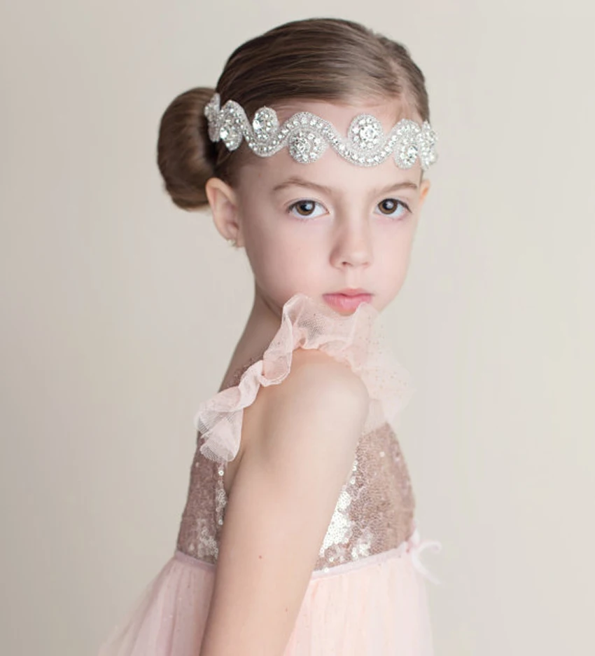 Buy Rhinestone Baby Headband Newborn Bling Hair Bows